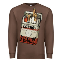 Chestnut cowboy killers cigarette package Premium Sweatshirt - NancyCooperArtShop