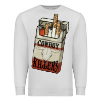 Dove Grey cowboy killers cigarette package Premium Sweatshirt - NancyCooperArtShop