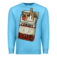 Ocean Blue cowboy killers cigarette package Premium Sweatshirt - NancyCooperArtShop
