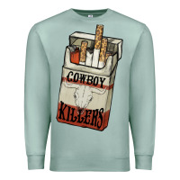 Seafoam cowboy killers cigarette package Premium Sweatshirt - NancyCooperArtShop