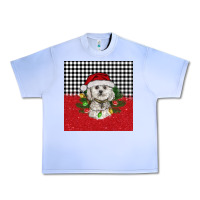 Grape Ice Christmas Bichon frise dog Urban Heavy Tee - BarkalooDesign