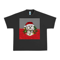 Pigment Black Christmas Bichon frise dog Urban Heavy Tee - BarkalooDesign