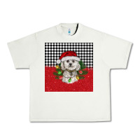 Pistachio Christmas Bichon frise dog Urban Heavy Tee - BarkalooDesign
