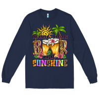 Navy the only b.s. i need is beer and sunshine Long Sleeve Tee - Zillion Design Studio