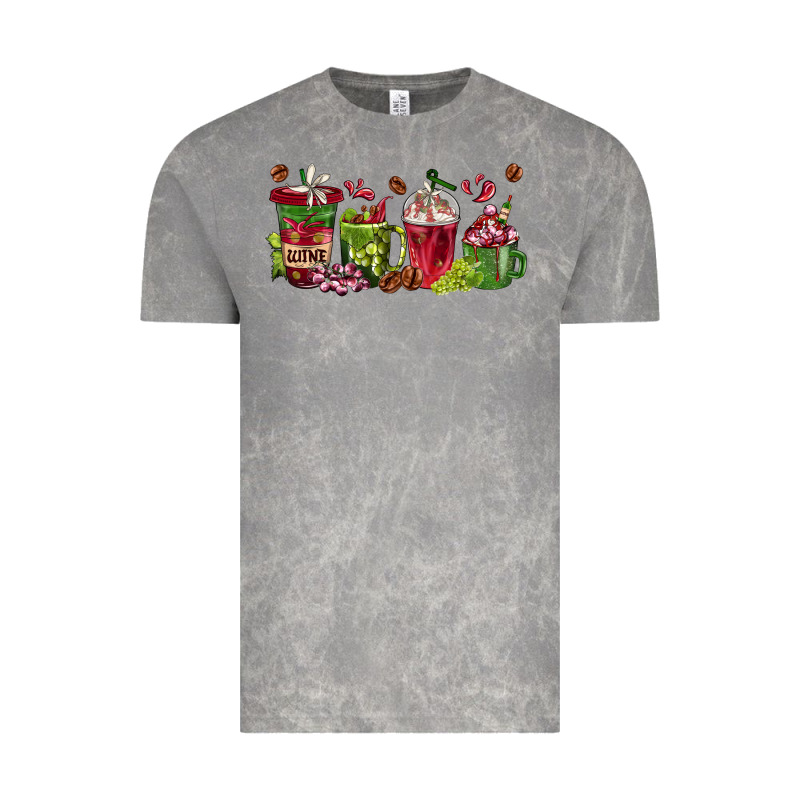 Wine Coffee Cups Vintage Tee by texasbilliewilder | Teevron
