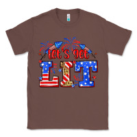 Chestnut Let's get lit 4th of July Classic Tee - Neo Western