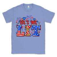 Colony Blue Let's get lit 4th of July Classic Tee - Neo Western
