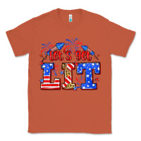 Copper Let's get lit 4th of July Classic Tee - Neo Western