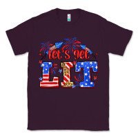 Plum Let's get lit 4th of July Classic Tee - Neo Western