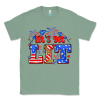 Sage Let's get lit 4th of July Classic Tee - Neo Western