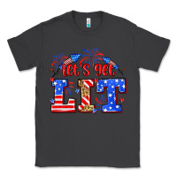Smoke Let's get lit 4th of July Classic Tee - Neo Western