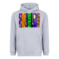Heather Grey halloween brush stroke Heavyweight Hoodie - JahusDesignShop