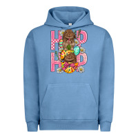 Pigment Pebble Blue Hip Hop Easter Urban Hoodie - BundleAndBundleShop