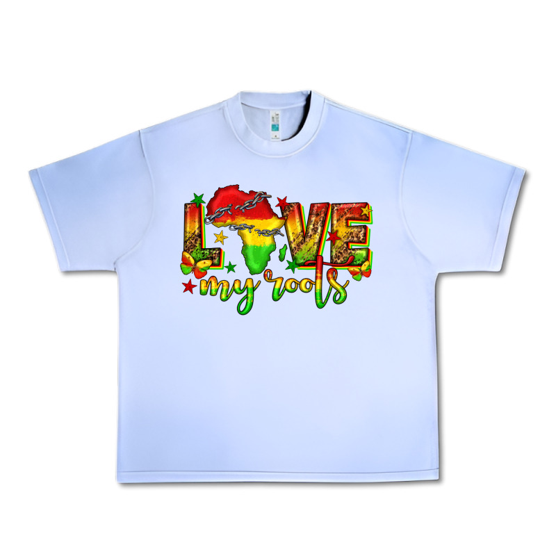 Love My Roots Juneteenth Urban Heavy Tee by texasbilliewilder | Teevron