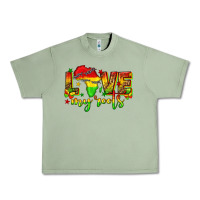 Oil Green love my roots juneteenth Urban Heavy Tee - texasbilliewilder