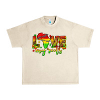 Sandshell love my roots juneteenth Urban Heavy Tee - texasbilliewilder