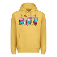 Antique Gold mom fuel coffee cups Premium Hoodie - NancyCooperArtShop