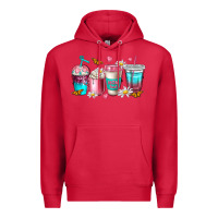Cardinal mom fuel coffee cups Premium Hoodie - NancyCooperArtShop