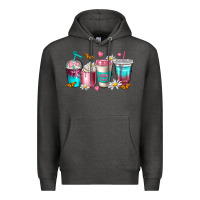 Charcoal Heather mom fuel coffee cups Premium Hoodie - NancyCooperArtShop