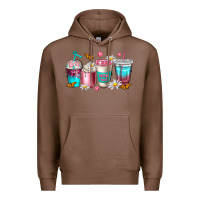 Chestnut mom fuel coffee cups Premium Hoodie - NancyCooperArtShop