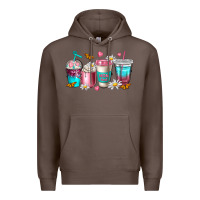 Coffee mom fuel coffee cups Premium Hoodie - NancyCooperArtShop