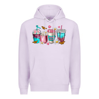 Lilac mom fuel coffee cups Premium Hoodie - NancyCooperArtShop