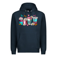 Navy mom fuel coffee cups Premium Hoodie - NancyCooperArtShop