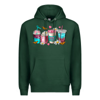 Sports Green mom fuel coffee cups Premium Hoodie - NancyCooperArtShop
