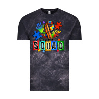Cloud Black basketball support squad autism Vintage Tee - Zillion Design Studio