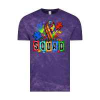 Cloud Purple basketball support squad autism Vintage Tee - Zillion Design Studio