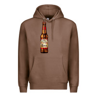Chestnut red beer bottle Premium Hoodie - AdoDesignShop