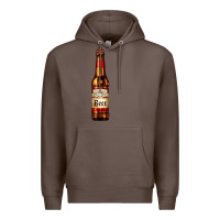 Coffee red beer bottle Premium Hoodie - AdoDesignShop
