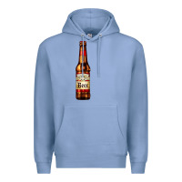 Colony Blue red beer bottle Premium Hoodie - AdoDesignShop