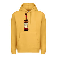 Mustard red beer bottle Premium Hoodie - AdoDesignShop