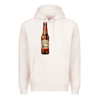 Pale Pink red beer bottle Premium Hoodie - AdoDesignShop
