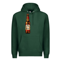 Sports Green red beer bottle Premium Hoodie - AdoDesignShop