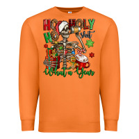 Carrot ho ho holy shit what a year christmas skeleton Premium Sweatshirt - Jasminsmagicworld