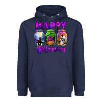 Navy happy halloween Heavyweight Hoodie - JahusDesignShop