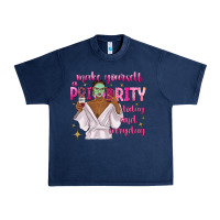 Navy make yourself a priority today and everyday Urban Heavy Tee - texasbilliewilder
