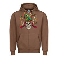 Chestnut elf skull Zipper Hoodie - FaDigitalArtStudio