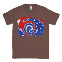 Chestnut Patriotic tie dye background 4th of july Classic Tee - CowGirlArtShop