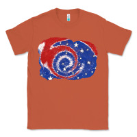 Copper Patriotic tie dye background 4th of july Classic Tee - CowGirlArtShop