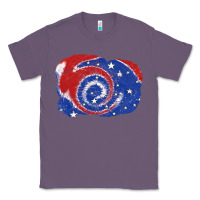 Lavender Patriotic tie dye background 4th of july Classic Tee - CowGirlArtShop