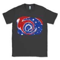 Smoke Patriotic tie dye background 4th of july Classic Tee - CowGirlArtShop