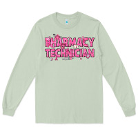 Matcha Breast Cancer Pharmacy Technician Long Sleeve Tee - texasbilliewilder
