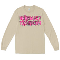 Mushroom Breast Cancer Pharmacy Technician Long Sleeve Tee - texasbilliewilder