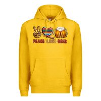 Lemon peace love beer Premium Hoodie - NancyCooperArtShop