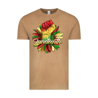 Vintage Camel juneteenth fist sunflower Vintage Tee - BarkalooDesign