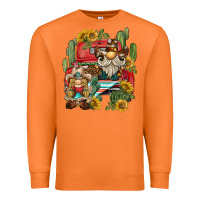 Carrot western gnome truck cactus sunflower Premium Sweatshirt - BarkalooDesign