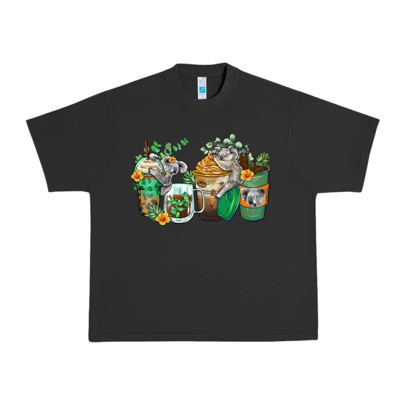 Koala Coffee Cups Urban Heavy Tee by Zillion Design Studio | Teevron